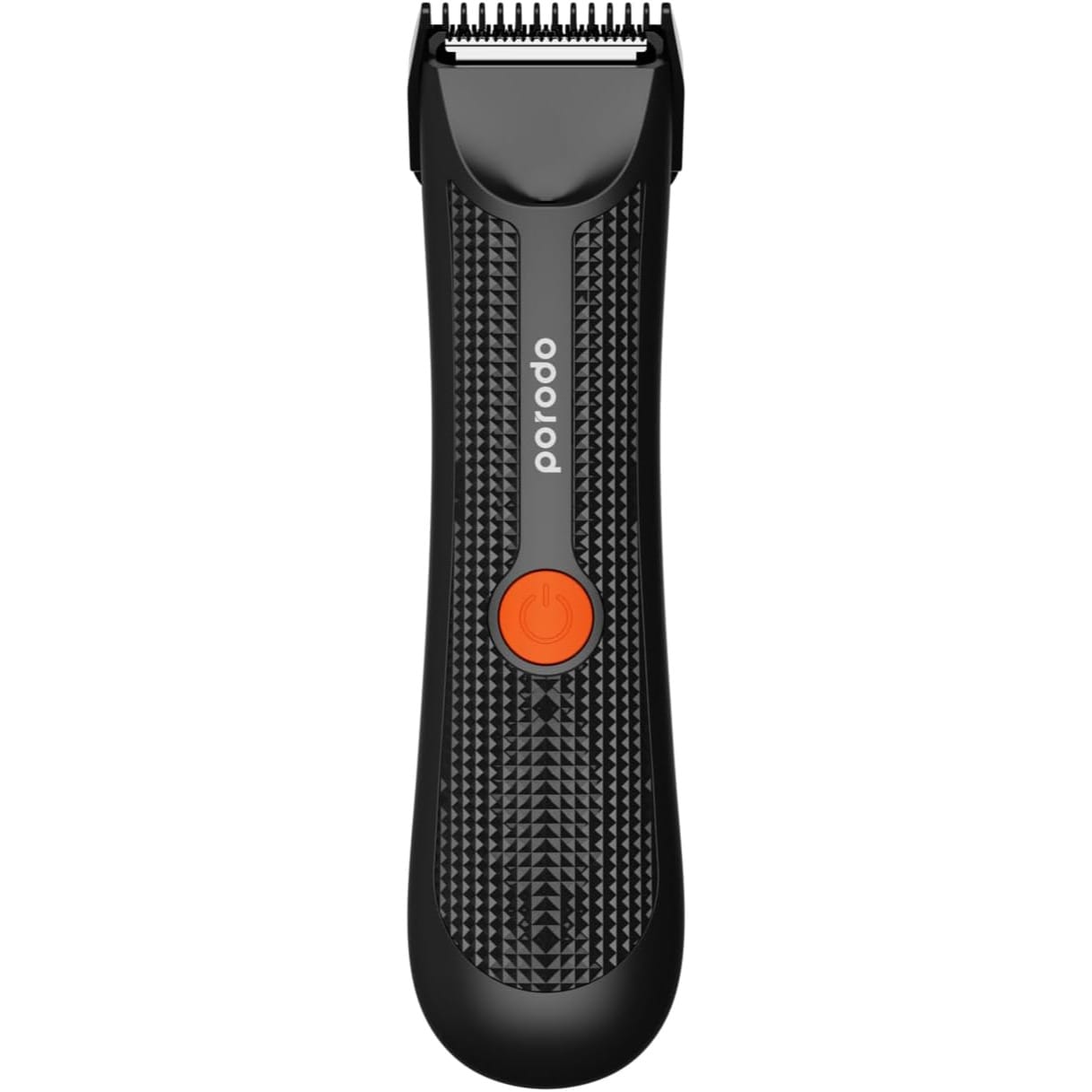 Porodo Lifestyle Sensitive Parts Hair Trimmer Ergonomic Grip Design,Type-C Charging,Lightweight Design,IPX5 Water-Resistant,80 Mins Battery Life,Washable,Ergonomic No-Slip Handle - Black