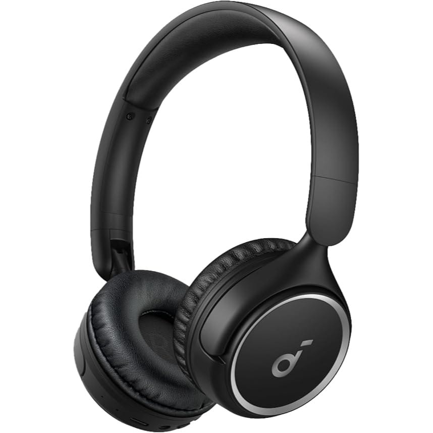 Soundcore By Anker H30i Wireless On-Ear Headphones, Foldable Design, Pure Bass, 70H Playtime, Bluetooth 5.3, Lightweight and Comfortable, App Connectivity, Multipoint Connection