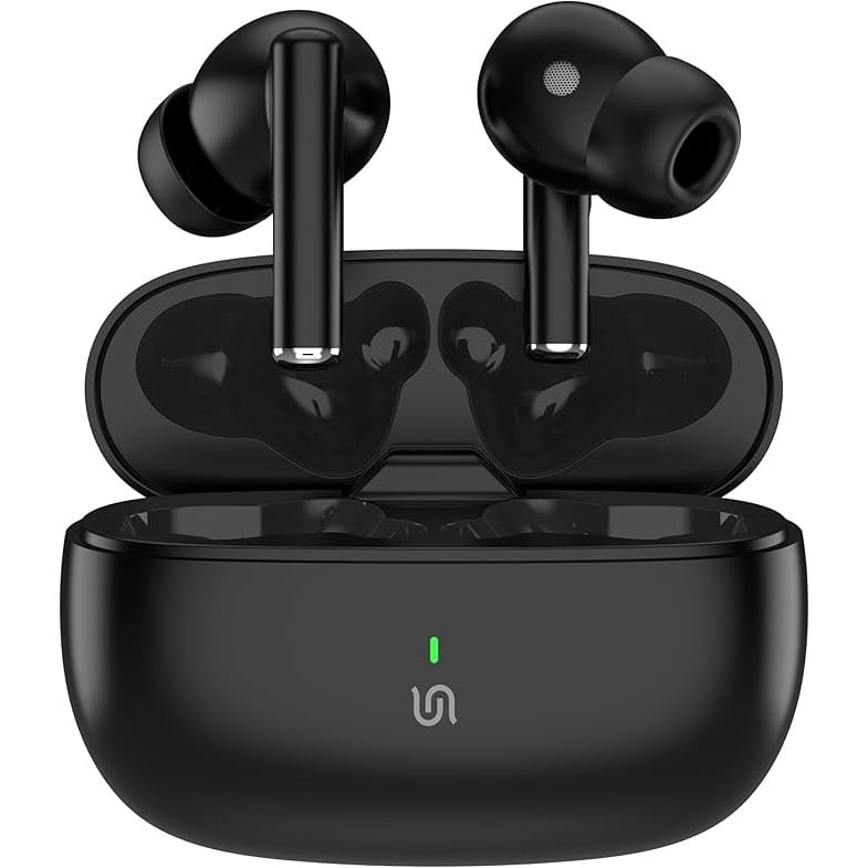 Porodo Soundtec Bluetooth Earbuds, Bluetooth 5.3 Earphones With Dual Music & Gaming Mode, 3H Playtime, 10 Meter Range, Wireless Earbuds with Touch Control, Immersive Audio for Android & iPhone (Black)
