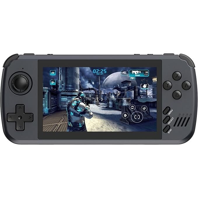 Porodo Multimedia & Gaming Console: Portable Entertainment Hub with 5000+ Video Games, 4.5" Display, HDMI Output & 64GB Memory, Supported CPS,FBA,FC,GB,GBA,GBC,NEOGEO,SFC,MD,PS + Downloadable Games