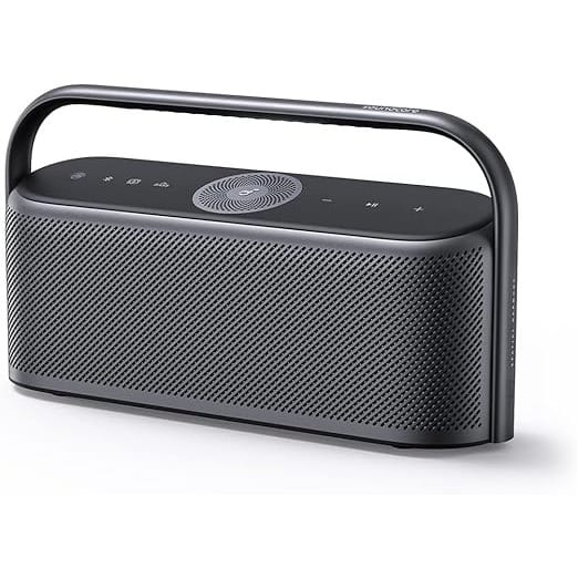 Soundcore Motion X600 Portable Bluetooth Speaker with Wireless Hi-Res Spatial Audio,50W Sound, IPX7 Waterproof, 12H Long Playtime, Pro EQ, Built-in Handle, AUX-in.