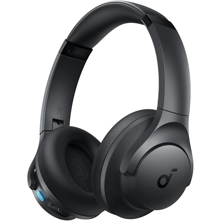 Soundcore Q11i Wireless Over-Ear Bluetooth Headphones by Anker, Deep Bass, 60H Playtime, Hi-Res Audio, Detachable Ear Cushions, Multipoint Connection
