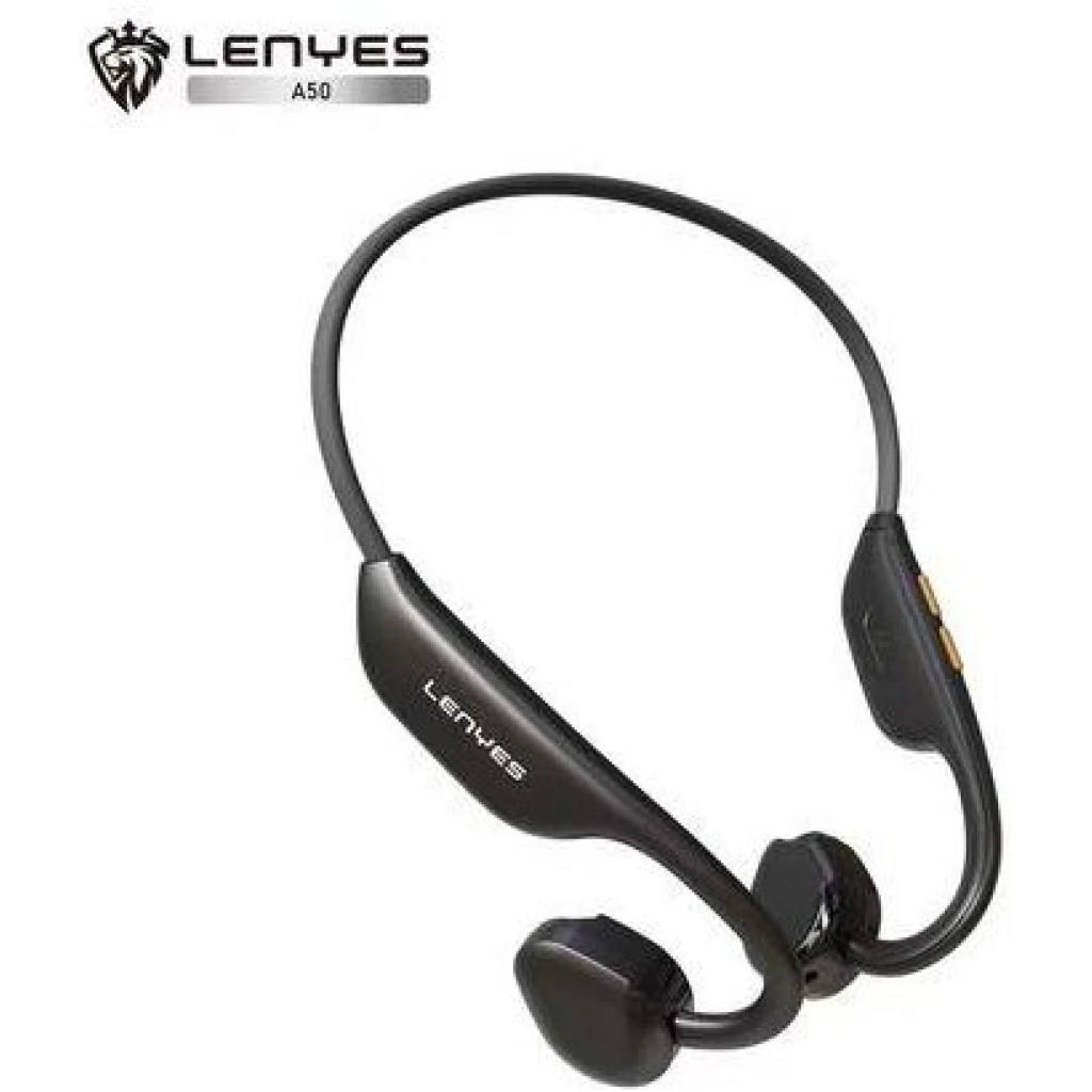Lenyes A50 Wireless Air Conduction Sports Headphones Bluetooth 5.3 IPX6 Sweatproof Open-Ear Design