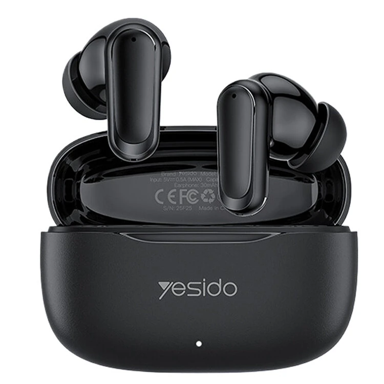 YESIDO TWS38 Wireless Earbuds – Bluetooth 5.4, 13mm Bass Driver, HD Mic, Touch Control, 5H Playback