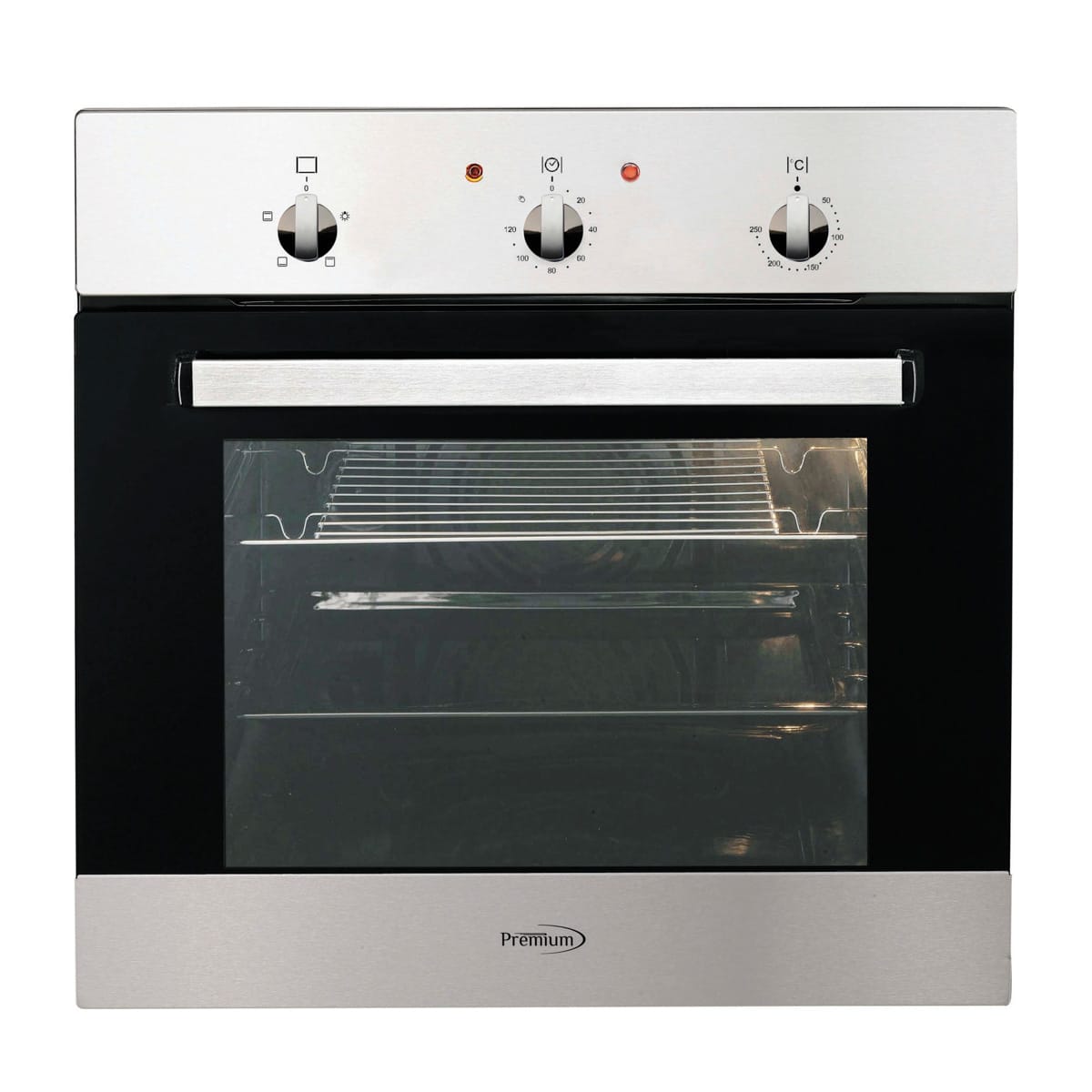 Levella 60cm Built-in Oven with Grill, Baking Tray, Up and Down Heating Element, Oven Lamp, 2200w, Stainless Steel, PBO6501A