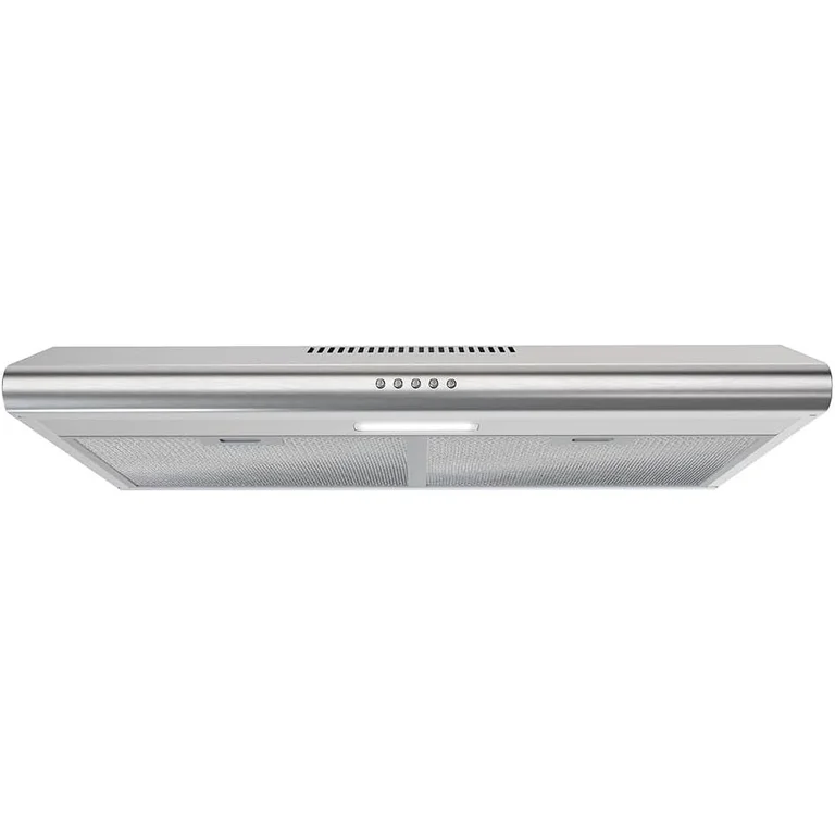 IQRA 60cm Cooker Hood/Extractor IQ-CM6009B; Ductless Cooker Extractor; Black Carbon Filter, LED Lamp, 3-Speed Dual Motor, Manual Operation