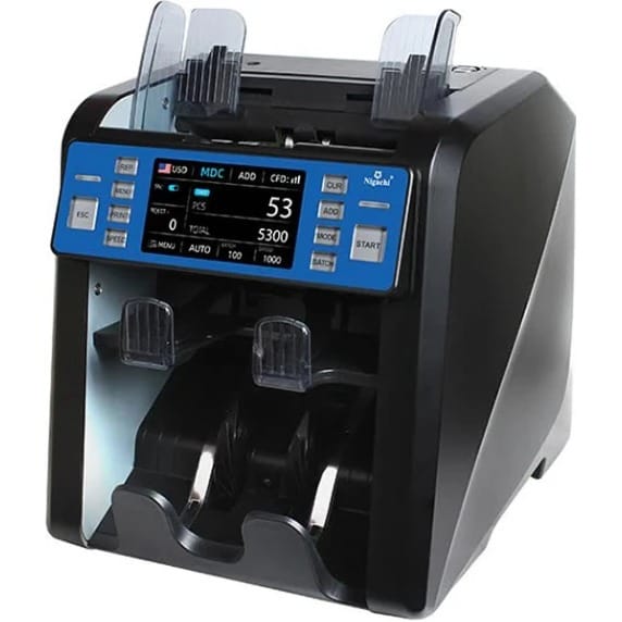Nigachi Mix Value Counters – NC20 Mix Value Sorter Bill Counter, For USD EUR GBP AED KWD XOF CAF XAF RWF YER SDG GHS UGX