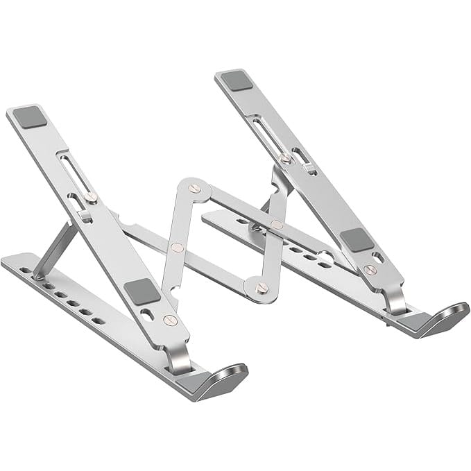 YESIDO LP09 Portable Laptop Stand – Adjustable Aluminum Design, Lightweight, Foldable Stand for Laptops & Tablets
