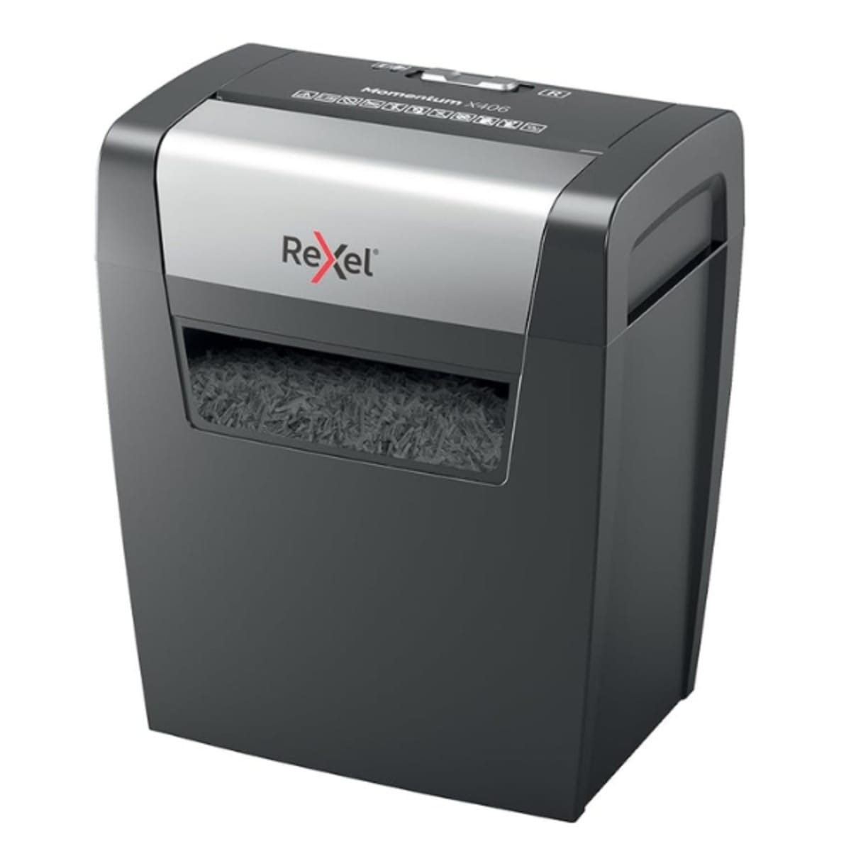 Rexel Momentum X406 Cross-Cut Paper Shredder 6 Sheet P-4 Security