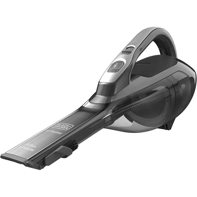 Black & Decker - Cordless Vacuum Cleaner - 500 Ml - 21.6 WH - Lithium-ion Dustbuster - Black/Grey - DVA320J