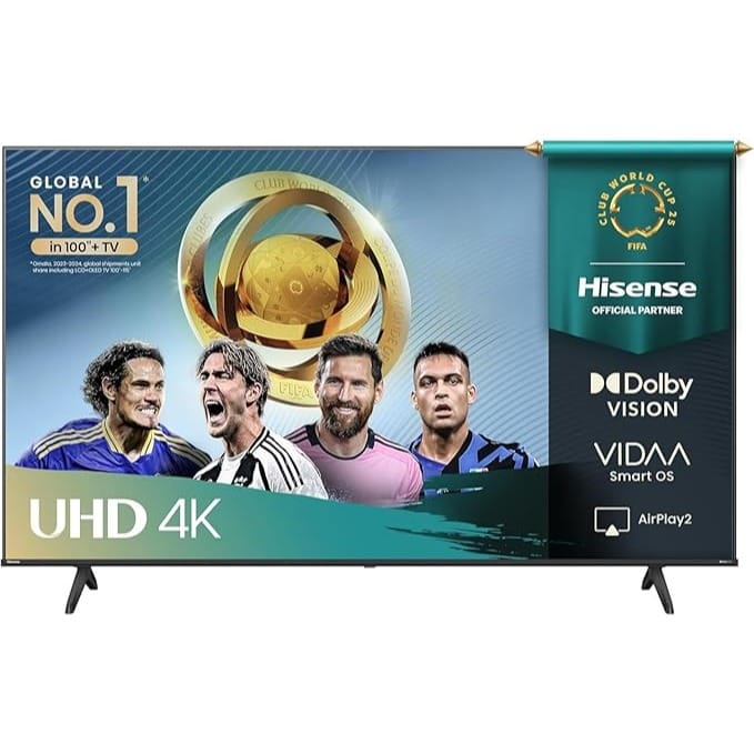 Hisense 164 cm (65 inches) A6Q Series 4K Ultra HD Smart LED TV 65A6Q (Black)