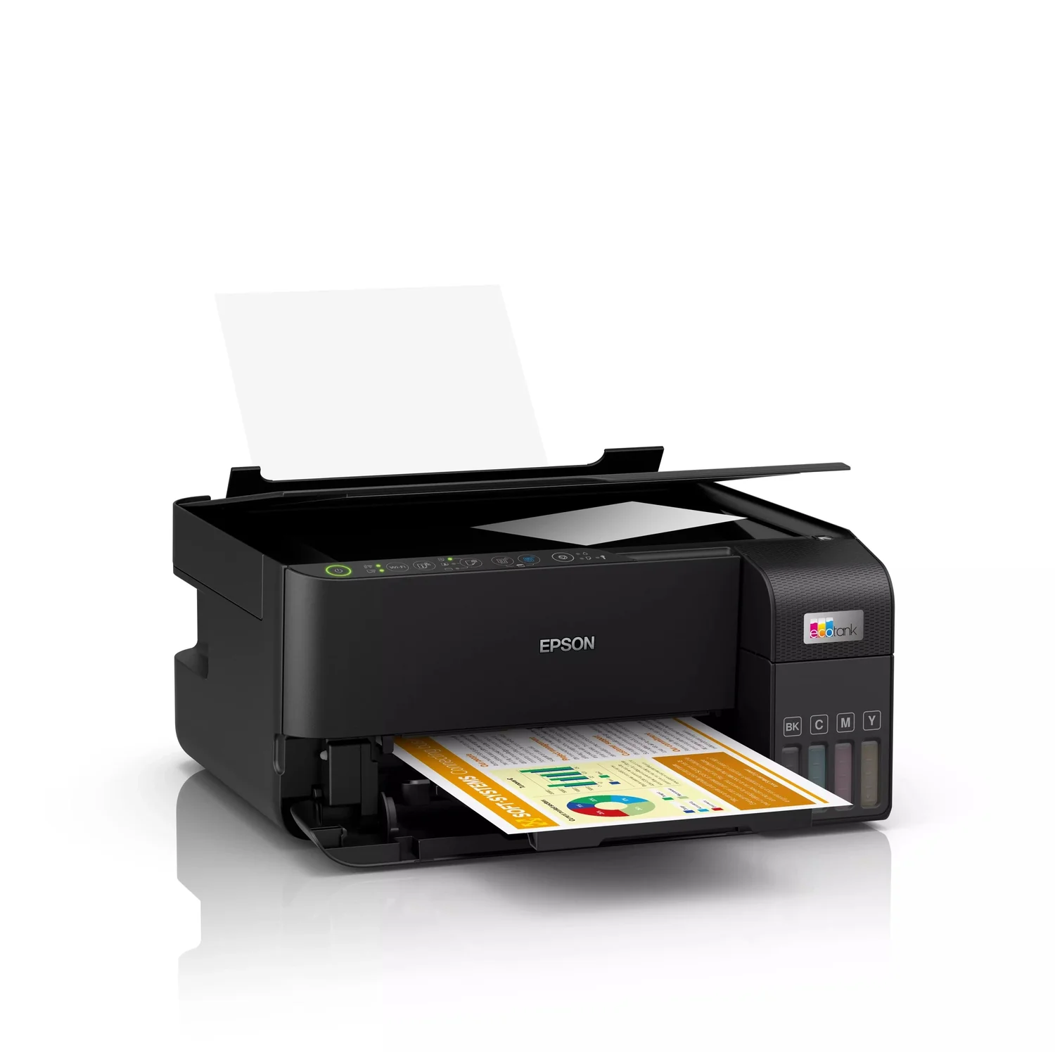 EPSON EcoTank L3550 Ink Tank Printer, High-speed A4 colour 3-in-1 printer with Wi-Fi Direct, Photo Printer, with Smart App connectivity