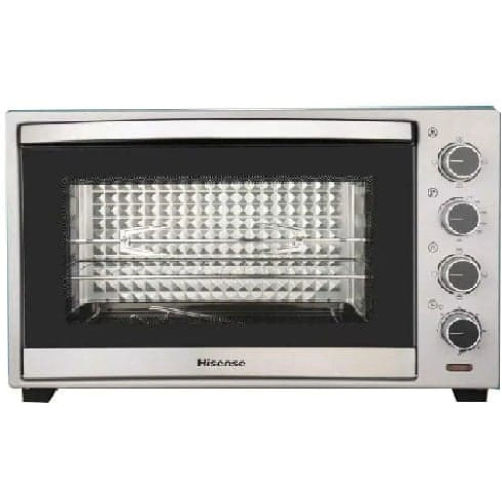 Hisense 48L Toaster Oven, H48TOSS20S3, 1800W, Bake, Toast, Grill, Roast, Rotisserie