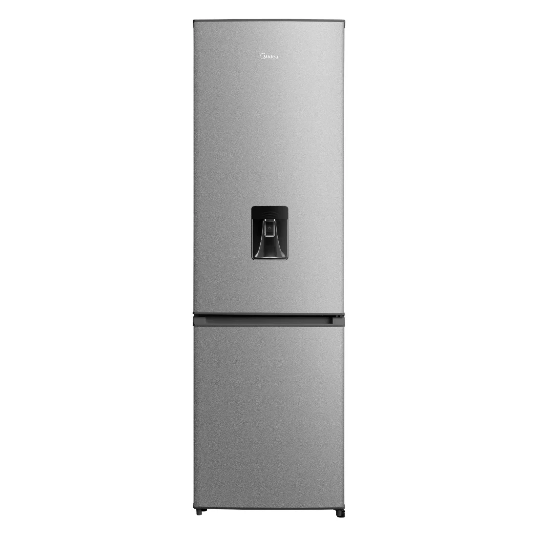 Midea MDRB380FGN50D 385L Bottom Freezer Refrigerator – Inverter No Frost Fridge with Water Dispenser, Silver