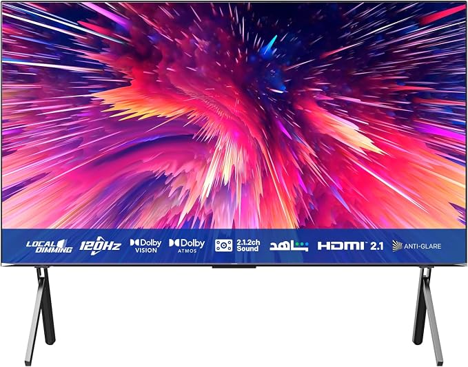 Skyworth 100SUF958P - 100" 4K QLED Google TV, Dolby Vision, Dolby Atmos, 120Hz MEMC, 60W Sound, HDMI 2.1, 32GB Storage, 3GB RAM, Google Assistant, Built-in Chromecast, Game Mode.